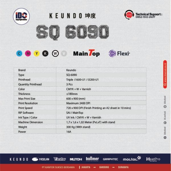 Printer UV Keundo Flatbed 6090 - Image 2